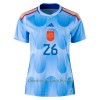 Camiseta de fútbol España PEDRI 26 Segunda Equipación Mundial 2022 - Mujer